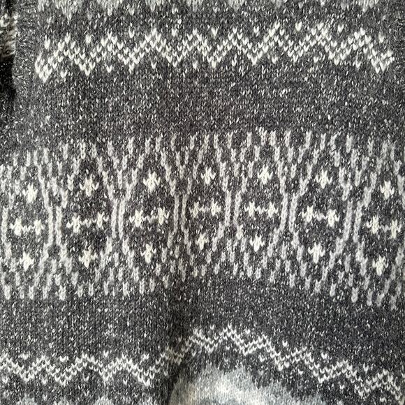 Kenji Cardigan Womens L Vest Open Front Alpaca Wool Blend Gray Sweater Duster - Picture 8 of 9